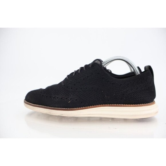 Cole Haan Mens OriginalGrand Knit Oxford Sneaker Size 8 M Black Stitchlite Shoe main image 4